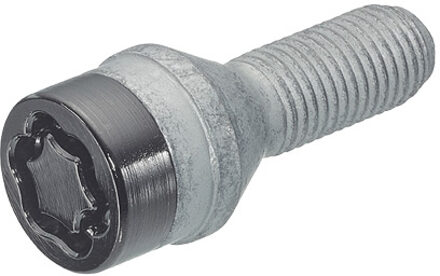 McGard Slotboutenset M14x1.50 Zwart - Konisch - Lengte 30mm (17mm kop) MG27181SUB