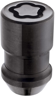 McGard Slotmoerenset M12x1.50 Zwart - Konisch - Lengte 37.0mm (19mm kop)