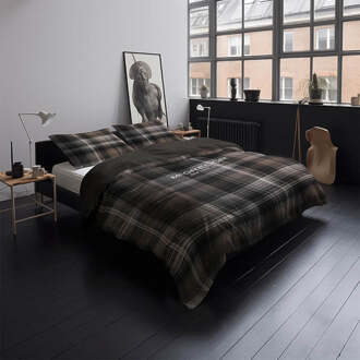 Mcgregor Dekbedovertrek Katoen-Satijn - Chestnut Plaid - Tweepersoons (200x200 Cm) - Meerkleurig Katoen-satijn Katoen - Strepen & Abstract - McGregor - Dekbed-Discounter.nl - 200 x 200/220 cm