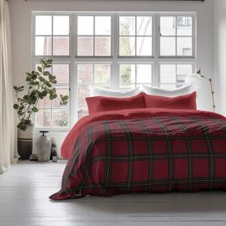 Mcgregor Dekbedovertrek McGregor - Greenwich Kilt - Lits-Jumeaux (240x220 Cm) - Rood & Meerkleurig Microvezel - Strepen - McGregor - Dekbed-Discounter.nl Rood,Meerkleurig - 240 x 200/220 cm