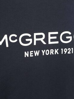 Mcgregor Essential T-Shirt Logo Navy Donkerblauw - M,XXL
