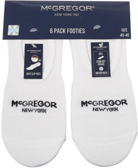 Mcgregor Footies 6-pack Wit - 40-46