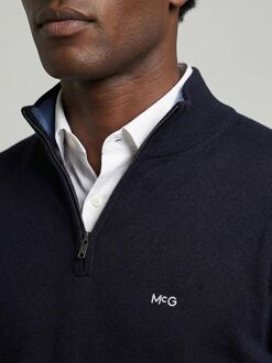 Mcgregor Half-Zip Trui Cotton Cashmere Navy Donkerblauw - 3XL,L,S,XL