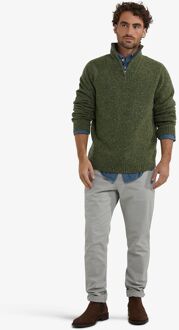 Mcgregor Half Zip Trui Lamswol Blend Olive Groen - 3XL,XXL