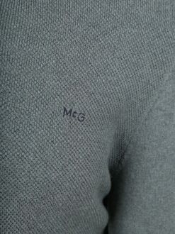 Mcgregor Half Zip Trui Merino Blend Structure Groen - 3XL,L,M,XL,XXL