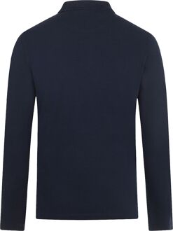 Mcgregor Long Sleeve Poloshirt Navy Donkerblauw - S,XXL