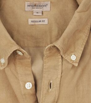 Mcgregor Overhemd Corduroy Beige - S,XXL