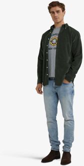 Mcgregor Overhemd Corduroy Olijfgroen Donkergroen - 3XL