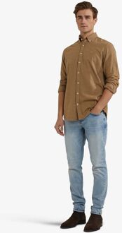 Mcgregor Overhemd Flanel Melange Camel Bruin - L,M,XXL