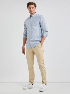 Mcgregor Overhemd Poplin Streep Blauw - 3XL,S,XXL