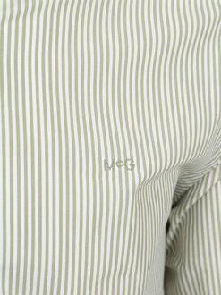 Mcgregor Overhemd Poplin Streep Groen - 3XL,L,M,S,XL,XXL