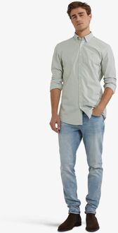 Mcgregor Overhemd Poplin Streep Groen - 3XL,M,S,XL