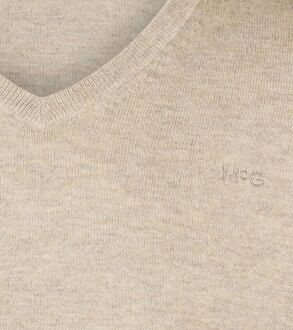 Mcgregor Trui Merino Blend V-Hals Sand Beige - 3XL,XXL
