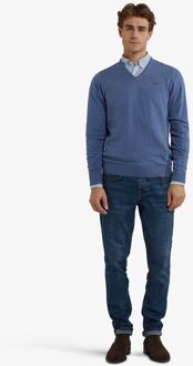 Mcgregor Trui Merino Blend V-Hals Vintage Blauw - 3XL,L,M,S,XL