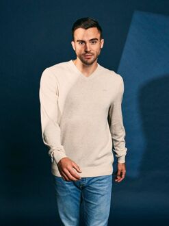 Mcgregor Trui V-Hals Ecru Off-White - S,XL,XXL