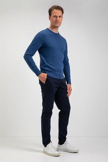 Mcgregor Trui Wolmix Mid Blauw Donkerblauw