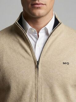Mcgregor Vest Cotton Cashmere Sand Beige - 3XL,L,XL,XXL