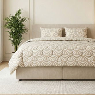 Mcgregor Wasbaar Easy Dekbed Zonder Overtrek - Zonder Overtrek - McGregor Bow - Beige - Dekbed-Discounter.nl