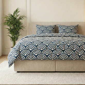 Mcgregor Wasbaar Easy Dekbed Zonder Overtrek - Zonder Overtrek - McGregor Bow - Blauw - Dekbed-Discounter.nl - 140 x 200 cm