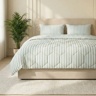 Mcgregor Wasbaar Easy Dekbed Zonder Overtrek - Zonder Overtrek - McGregor Streep - Blauw - Dekbed-Discounter.nl - 140 x 200 cm