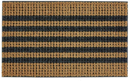 MD Entree - Kokosmat - Rivièra Stripes - 45 x 75 cm Bruin