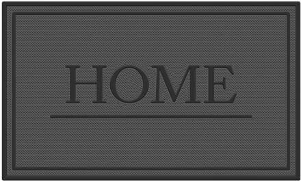 Md Entree - Rubbermat - Omega Home - 45 X 75 Cm Zwart