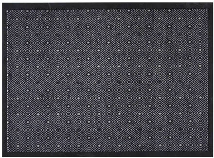 MD Entree - Schoonloopmat - Impression Diamond Black - 60 x 80 cm Zwart