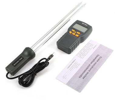 MD7822 Digitale Graan Vochtmeter Analyzer Temperatuur Thermometer Hygrometer Water Damp Detector Tester