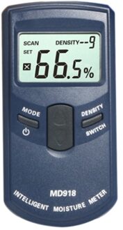 Md918 Inductieve Hout Hout Vochtmeter Hygrometer Digitale Elektrische Tester Meetinstrument 4 ~ 80% Dichtheid Electromanetic