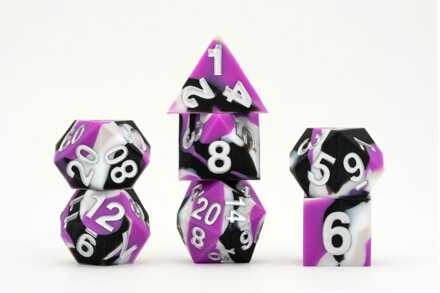 MDG Dice Set Pride Asexual Flag