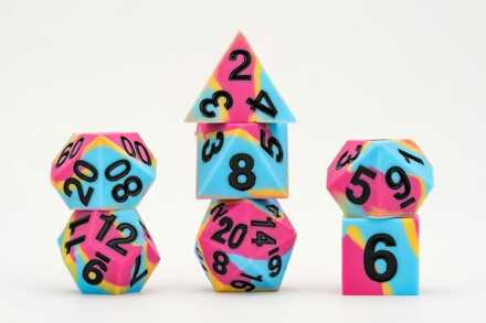 MDG Dice Set Pride Pansexual Flag