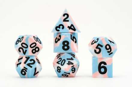 MDG Dice Set Pride Transgender Flag