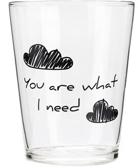 Mdzf Sweethome 400Ml Aardbei Cloud Glas Sap Koffie Beker Melk Thee Koffie Warter Glazen Mok Zomer Cocktail Drinkware you are what I need