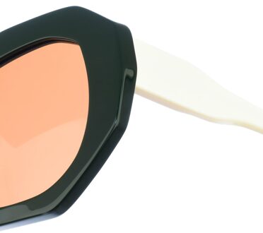 ME606S dameszonnebril van ovaal acetaat - maat Oranje