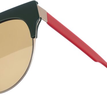 ME635S dameszonnebril van ovaal acetaat Bruin - One Size