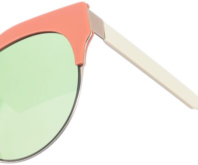 ME635S dameszonnebril van ovaal acetaat Groen