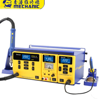 Mechanic 3-IN-1 Intelligent Combination Platform Hot Air Rework Station + High Power Solder Station + DC Constant Voltage Power
