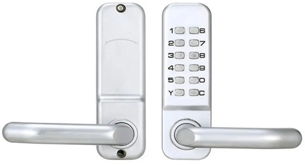 Mechanical Digital Push Button Door Lock Keyless Keypad Combination Code Lock for doors of different materials