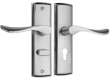 Mechanical Door Lock Set Aluminum Alloy Handle Deadbolt Latch Locks Interior Lockset Kit Home Office Security Door Hardware