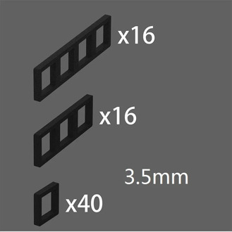 Mechanical keyboard kbdfans plate sound insulation foam 3.5mm switch noise absorbing cotton