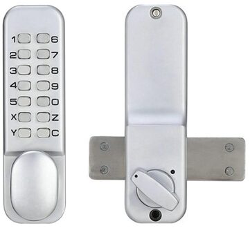 Mechanische Digitale Deurslot Waterdichte Intelligente Elektronische Lock Push Button Keypad Keyless Code Combinatie Lock Set