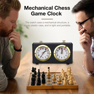 Mechanische Schaken Klokken Garde-Internationale Checkers & Schaakbord Spel Accessoire Windup Schaakklok Timer