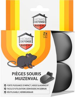 Mechanische Val - Tegen Muizen - 2 Stuks