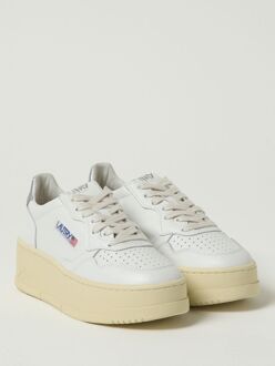Medalist Platform Sneakers Wit