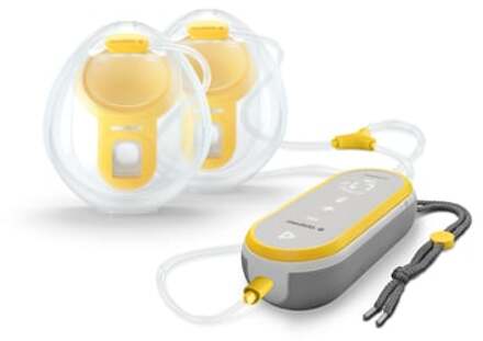 Medela Borstkolf elektrisch Freestyle Hands free Geel