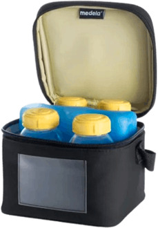 Medela Koeltas met koelelement en 4 flessen
