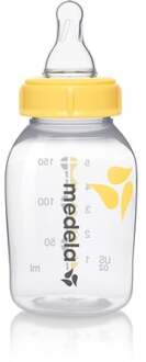 Medela moedermelkfles met speen (150 ml) Transparant - 000