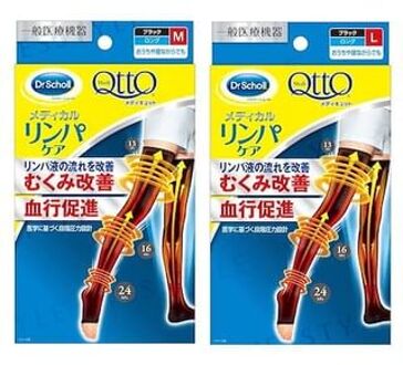Medi Qtto Lymphatic Care Open-Toe Stockings 1 pair - M