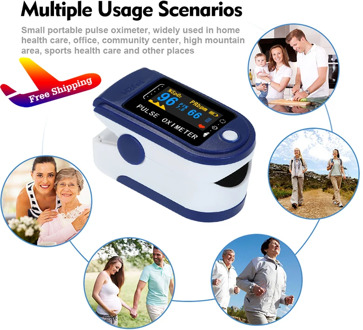 Medical Household Digital Fingertip pulse Oximeter Blood Oxygen Saturation Meter Finger OLED SPO2 PR Monitor health Care