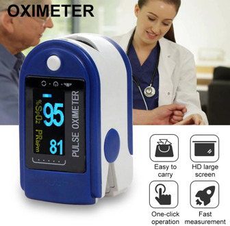 Medical Portable Finger Pulse Oximeter Blood Oxygen Saturation meter Fingertip Pulsoximeter SPO2 Monitor Oximetro Oximeter